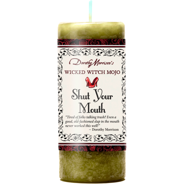 Wicked Witch Mojo Shut your Mouth Candle